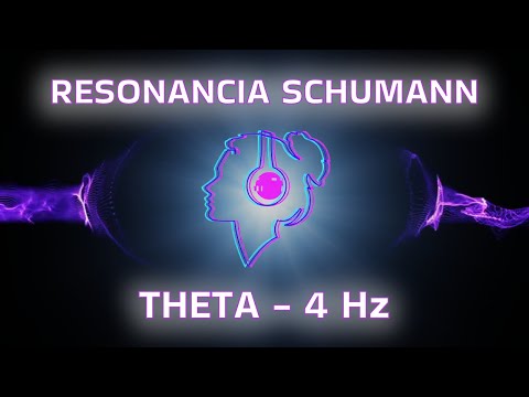 THETA BINAURAL FREQUENCY 4Hz | SCHUMANN RESONANCE | 1 HOUR OF PURE TONE