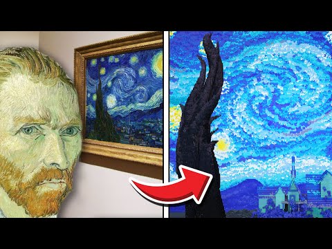 Painting Masterpieces in Minecraft