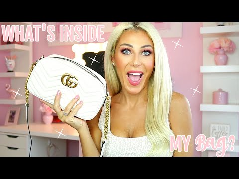 WHAT'S INSIDE MY BAG? | GUCCI MARMONT CAMERA BAG | AFFORDABLE