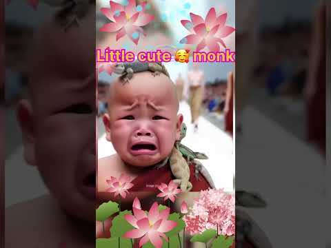 Buddha jyan Little monk so cute 🌾🌾🌾🌿#newvideo #subscribe #cutebaby #baby #viralvideo #youtube