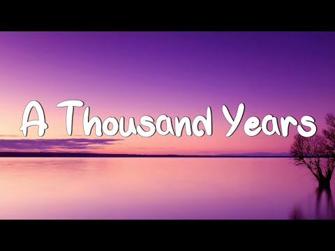 A Thousand Years - Christina Perri  (Lyrics) | Adele, Coldplay (Mix Lyrics)