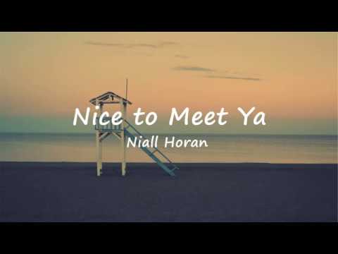 Nice to Meet Ya - Niall Horan (Lyric Video)