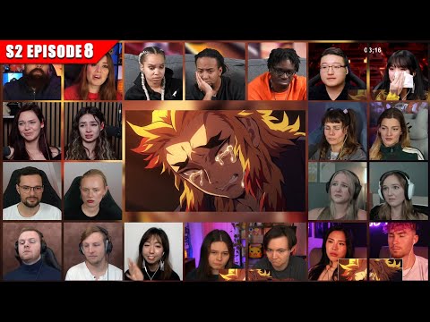 [Full Episode] Demon Slayer: Kimetsu no Yaiba Season 2 Episode 1/8 Reaction Mashup | 鬼滅の刃