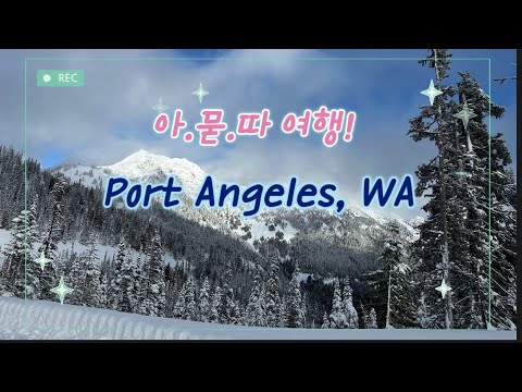 [ENG]🇺🇸새해맞이 여행, 국경 근처 Port Angeles,  WA. Olympic National Park