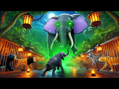 Epic Monster Elephant vs Elephant Fight in the Zoo: Animals Rescue & Thrilling Clash of Giants