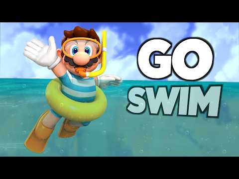 How fast can you GO FOR A SWIM in every Mario game?