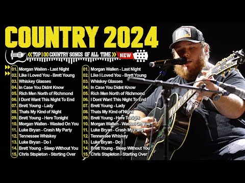 Country Music 2024 - Luke Combs, Morgan Wallen, Kane Brown, Luke Bryan, Chris Stapleton, Brett Young