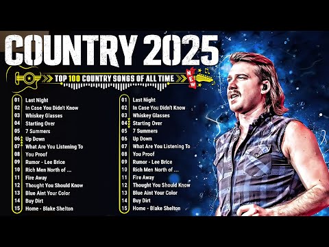 Top Country Songs 2025 - Morgan Wallen, Jason Aldean, Luke Combs, Luke Bryan, Chris Stapleton