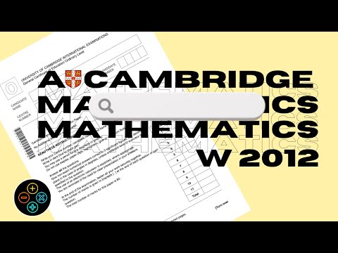 A Level Pure Mathematics P1 October November 2012 Paper 12 9709/12