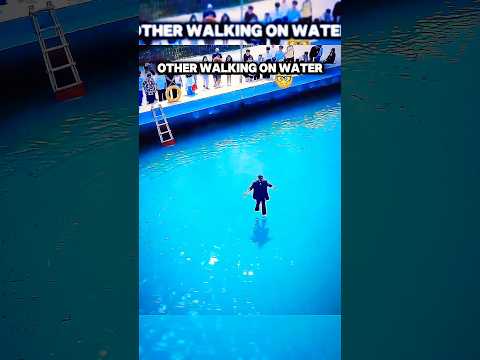 Walking on water ⚠️🌊