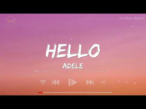 Hello - Adele ( Lyrics) | Shawn Mendes, Justin Bieber, Ellie Goulding,...