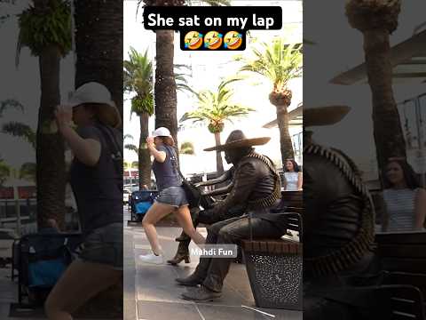 She sat on my lap 😱🤣 #prank ##funny #fun #mahdi_fun #shorts #viral #explore #jokes #comedy