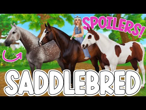 AMERICAN SADDLEBRED HORSES: COAT COLORS, PRICE, ANIMATIONS & MORE!! STAR STABLE HORSE SPOILERS!!