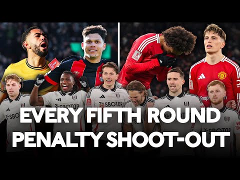 EVERY PENALTY SHOOT-OUT | Fulham Silence Old Trafford & Forest March On | Emirates FA Cup 2024-25