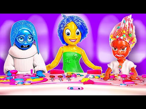 DIY Inside Out 2 Dolls! 😲 *We Made Joy, Anxiety, Anger And Sadness*