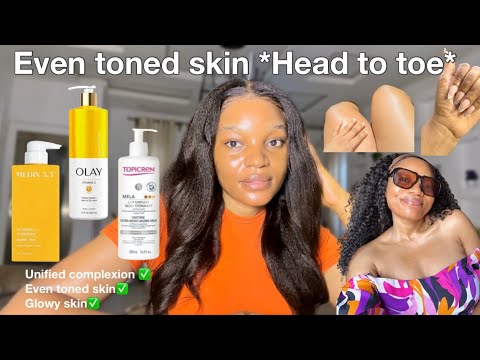 THE BEST BODY LOTIONS FOR UNEVEN SKIN TONE  IN 2024✅| how to get unified and glowy complexion