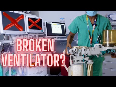 Who fixes anesthesia equipment during surgery?