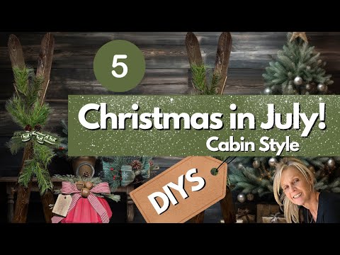 CHRISTMAS IN JULY! **5  NEW** High End Christmas Decor/Craft Fair Ideas