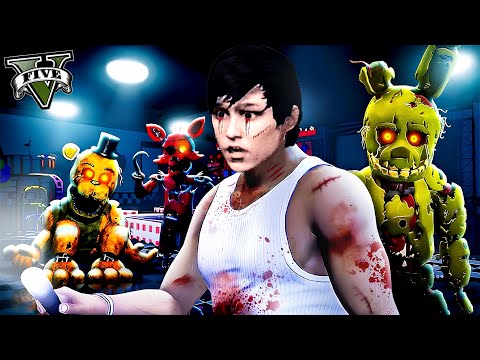 Freddy ရဲ့ Pizza ဆိုင်ထဲမှာ ငါးညအသက်ရှင်ခဲ့တယ် | Five Nights at Freddy's in GTA V | SMART On Live