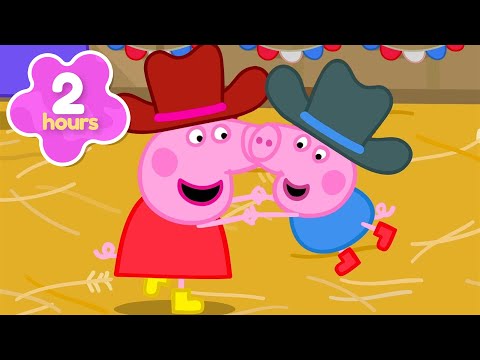 Peppa and George Become Cowboys! 🐴 | Peppa Pig Official Full Episodes