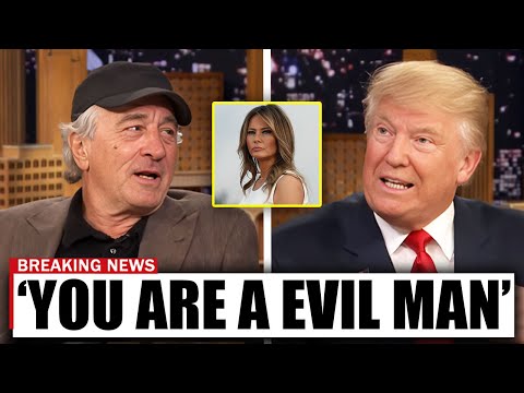 Robert De Niro LASHES OUT On Donald Trump On Live TV