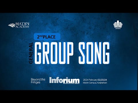 SECOND PLACE | GENERAL GROUP SONG | INFORIUM 2K24 | MISBAH DA'WA ART FEST