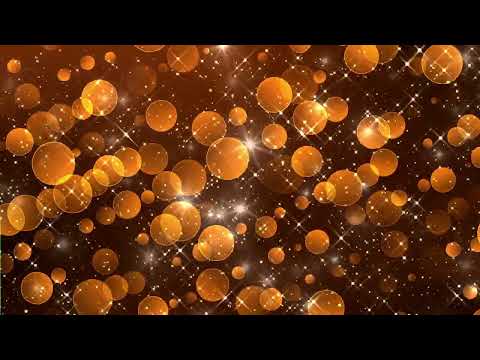 Golden Particles Shiny Loop Background Video | Golden Particles Background HD