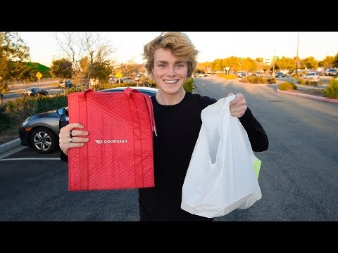 YOUTUBER BECOMES DELIVERY DRIVER FOR THE DAY!!