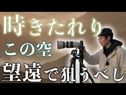 【最強は冬の朝】望遠レンズ越しでしか見られない澄み切った空気感を切り抜け！！