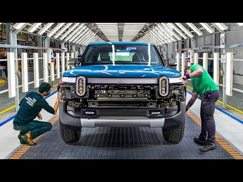 How They Build From Scratch the Ultra Advanced Rivian Truck