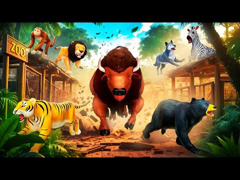 Zoo Breakout! Wild Animals Stampede in a Thrilling and Unstoppable Adventure!