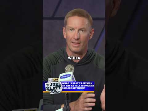 Joel Klatt's thoughts on the running back role in modern offenses Sponsored by Hampton by Hilton