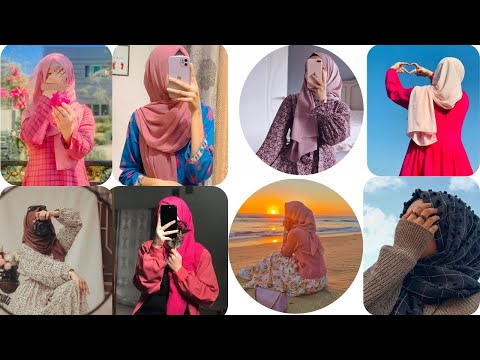 hijab girl profile pic 💞/poese ideas for hijabi girls 😯 hidden girl image😱pose#dpforwhatsapp  #fbdpz