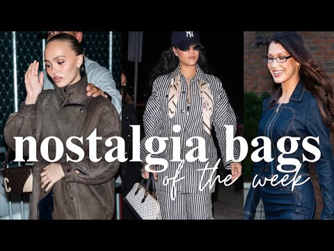 Nostalgia Bags ft Lily-Rose Depp in Chanel, Rihanna in Louis Vuitton & Bella Hadid in Saint Laurent