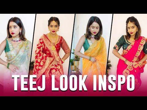 Teej Look Inspiration From My Saree Collection | Oolfat