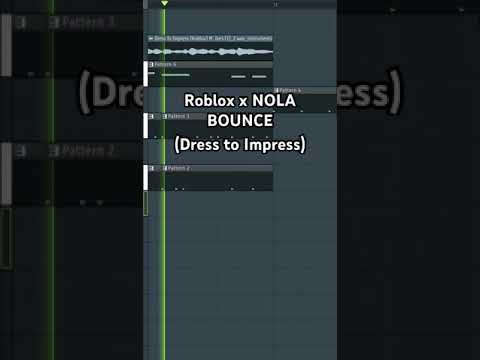 Roblox x NOLA BOUNCE (Dress To Impress) 😭 #nolabounce #roblox #dresstoimpress #flstudio