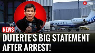 Duterte Releases Video Message After Arrest: 'Will Continue To Serve The Country' | Philippines