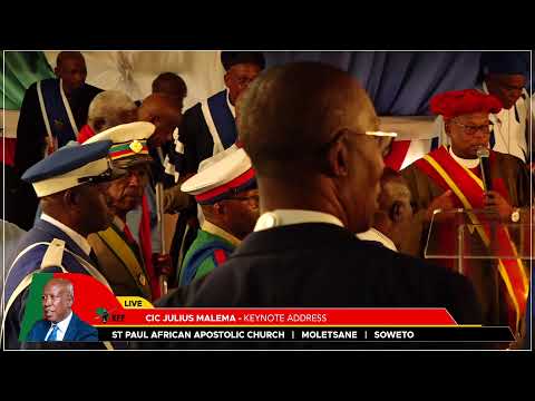 CIC Julius Malema Addresses St Pauls African Apostolic Church, 16 February 2025