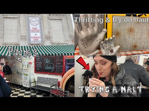 TRY ON HAUL / LUNCH & THRIFTING / DOWNTOWN SCOTTSBORO