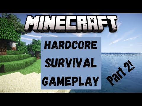 Minecraft hardcore survival part 2. I found lapis lazuli!