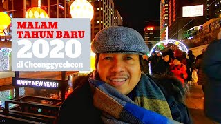 Malam Tahun Baru 2020 di Cheonggyecheon