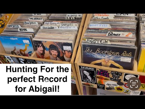 On the hunt for vinyl for Abigail! Leech pit Colorado!