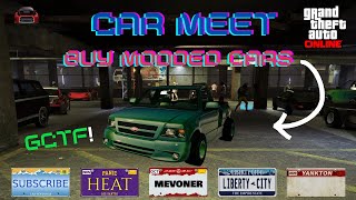 GTA 5 Online - LS Car Meet Buy NEW Modded Cars AND Give Cars To Friends! {PS5} - JOIN IN!