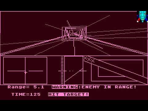 Atari 800 Game:  3D Red Baron (1980 Sebree's Computing)