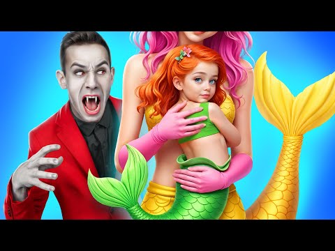 I Was Adopted by a Mermaid! How to Become a Mermaid and Vampire!