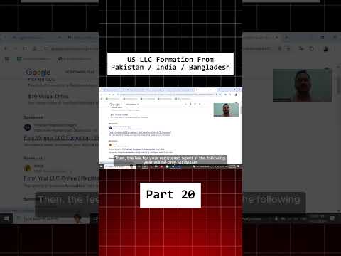 How to Form US LLC from Pakistan in 2025 | FREE Complete Guide Step by Step | Part 20