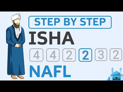 Male Isha 2 Rakat Nafl Salaah - Real Time Demo with Surah Nasr & Surah Lahab