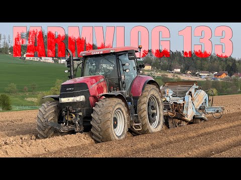 FARMVlog #133 - Prosejvání půdy před sázením brambor s CASE IH PUMA 185 CVX