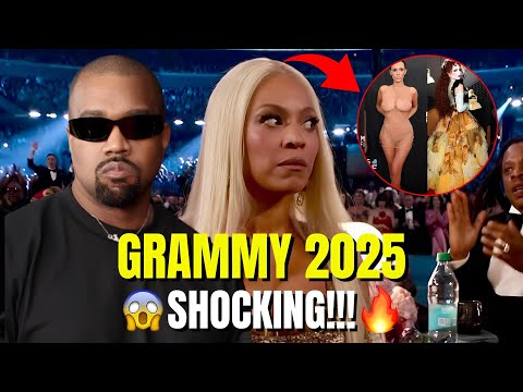 DID KANYE WEST,NAKED BIANCA CENSORI GET KICKED OUT OF 2025 GRAMMYS? SHOCKING SCANDALS AND WILD..!😱🔥