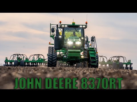 Tractor John Deere 8370RT & John Deere 1890 Seeder & 1910 Aircart | Agroservis Višňové